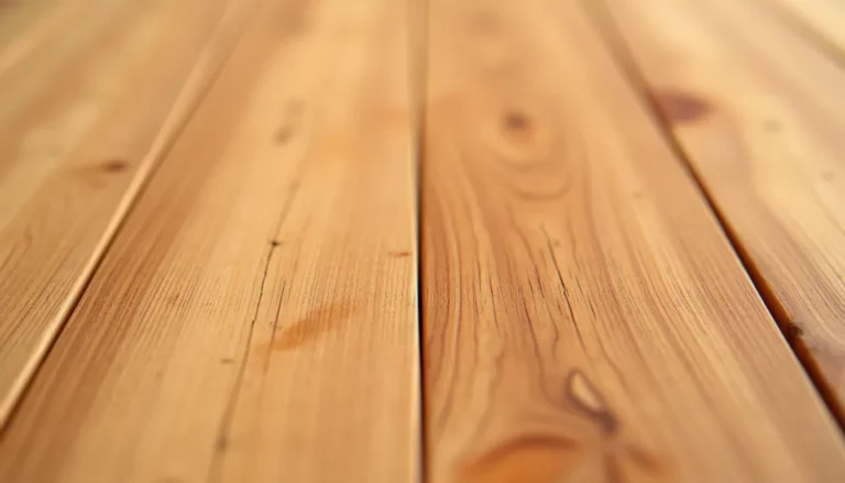 Planche de teck lisse et sans écharde, montrant la qualité du bois sans écharde