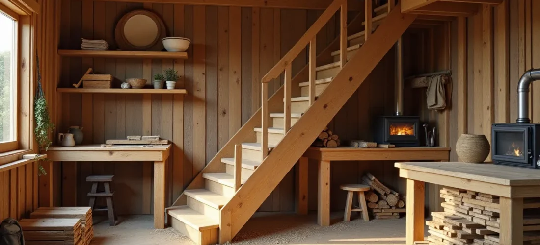 Image illustrant : Marche escalier bois : prix, essences et conseils 2026